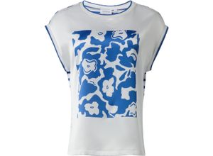 4099589556998 - comma CASUAL IDENTITY T-Shirt Kappärmel für Damen blau 42