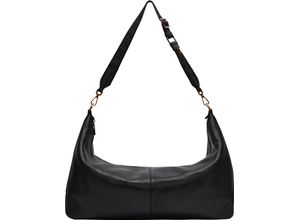 4099593152735 - LIEBESKIND Schultertasche Leder Reißverschluss für Damen schwarz