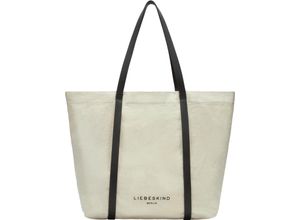 4099593153565 - LIEBESKIND Aurora Shopper Reißverschluss Canvas für Damen beige