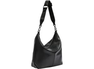 4099593166572 - LIEBESKIND Schultertasche Reißverschluss Leder für Damen schwarz