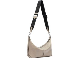 4099593166817 - LIEBESKIND Umhängetasche Reißverschluss Leder für Damen beige