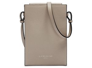 4099593168224 - Handytasche LIEBESKIND BERLIN Mobile Pouch Neck Accessories Gr B H T 13 cm x 19 cm x 1 cm grau (stone) Damen Taschen Smartphone Case Tasche