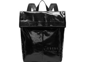 4099593170258 - LIEBESKIND Daypack Reißverschluss Glattleder für Damen schwarz