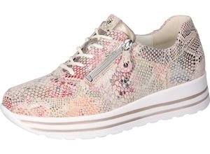 4099595171420 - waldläufer® Lugina Sneaker H-Lana komfortabel Animal-Print für Damen mehrfarbig 41