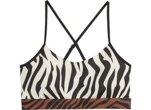 4099685427352 - PUMA® Bustier Move Animal Remix Kreuzträger Animal-Print für Damen schwarz M