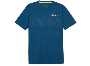 4099685460847 - PUMA® Funktionsshirt Run Favorite schnelltrocknend für Herren blau XXL