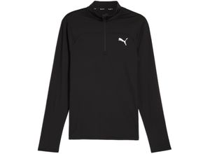 4099685490592 - PUMA® Sweatshirt Run Cloudspun Stehkragen schnelltrocknend für Herren schwarz S