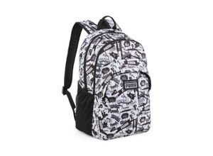 4099685705481 - PUMA® Rucksack Academy Zwei-Wege-Reißverschluss Logo-Muster weiß