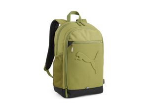 4099685843282 - PUMA® Sportrucksack Buzz Backpack Zwei-Wege-Reißverschluss 3D-Logo grün