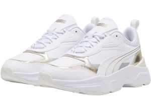 4099686263089 - PUMA® Cassia Sneaker SoftFoam+ Innensohle Metallic-Details für Damen weiß 41