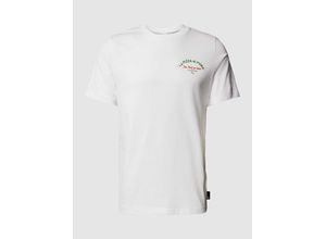 4099686762698 - T-Shirt mit Label-Print