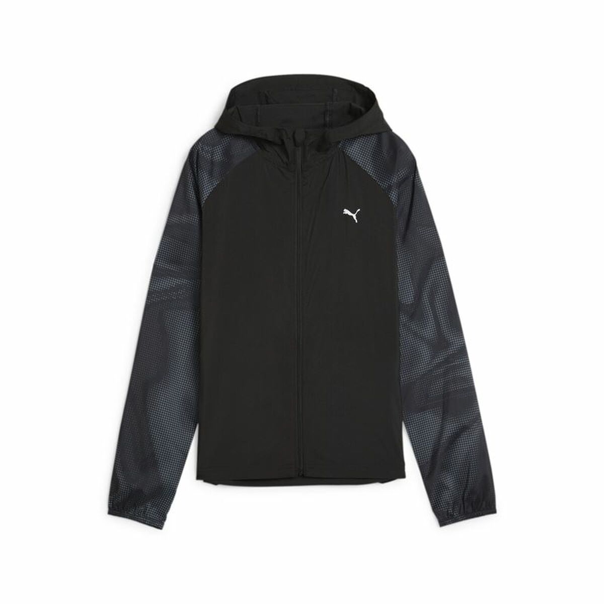 4099686899714 - Sportjacke für Frauen Run Favorite AOP OV Schwarz