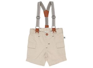 4099775057551 - - Cargo-Shorts OUTBACK mit Hosenträgern in beige Gr86