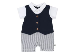 4099775060773 - - Overall CLASSIC BOYS kurz in marine weiß Gr62