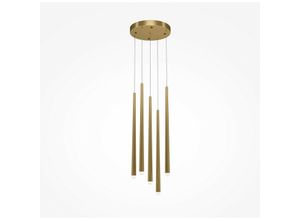 4099776007043 - Cascade Moderne 5-flammige Cluster-Pendel-Deckenleuchte Messing integrierte led 4000K - Maytoni