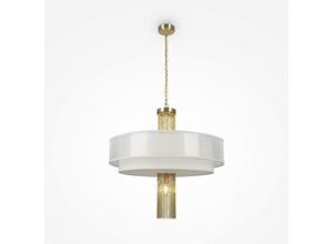 4099776021889 - Impressive Moderne 5-flammige zylindrische Pendel-Deckenleuchte Gold E14 - Maytoni