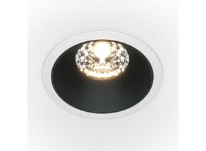 4099776022091 - Maytoni Lighting - Maytoni Alfa led Rundes Einbau-Downlight Weiß Schwarz 1050lm 3000K