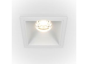 4099776022190 - Alfa led Quadratisches Einbau-Downlight Weiß 500lm 3000K - Maytoni