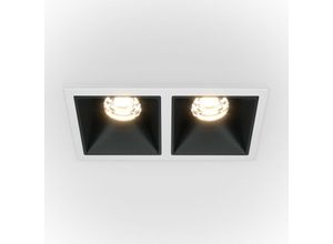 4099776022268 - Alfa led Twin Einbaudownlight Weiß Schwarz 900lm 3000K - Maytoni