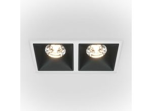 4099776022312 - Alfa led Twin Einbaudownlight Weiß Schwarz 2350lm 4000K - Maytoni