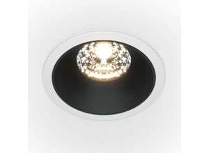 4099776022398 - Alfa led Rundes dimmbares Einbau-Downlight Weiß Schwarz 1150lm 4000K - Maytoni