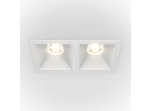 4099776022510 - Alfa led Twin dimmbares Einbau-Downlight Weiß 1000lm 3000K - Maytoni