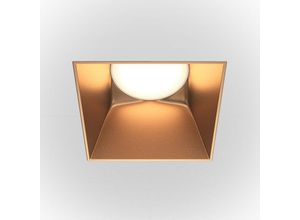 4099776022800 - Share Quadratisches Einbau-Downlight Mattgold GU10 - Maytoni