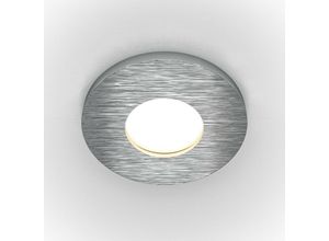 4099776023036 - Stark Rundes Einbau-Downlight Silber GU10 IP65 - Maytoni