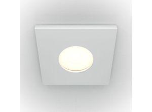 4099776023043 - Stark Quadratisches Einbau-Downlight Weiß GU10 IP65 - Maytoni