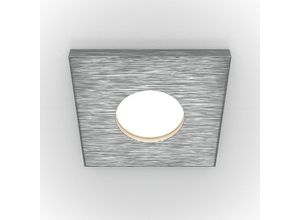 4099776023067 - Stark Quadratisches Einbau-Downlight Silber GU10 IP65 - Maytoni