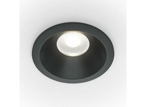 4099776024453 - Zoom Dimmbares Einbau-Downlight Schwarz 3000K IP65 - Maytoni