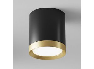 4099776026808 - Hoop Aufbau-Downlight Schwarz Gold 96 cm GX53 - Maytoni