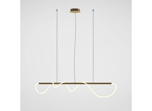 4099776030546 - Tau Moderne Stab-Pendel-Deckenleuchte Gold 140cm Integrierte led 3000K - Maytoni