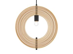 4099776046158 - Hängeleuchte Roots Kugelform Ø 43 cm beige Holz