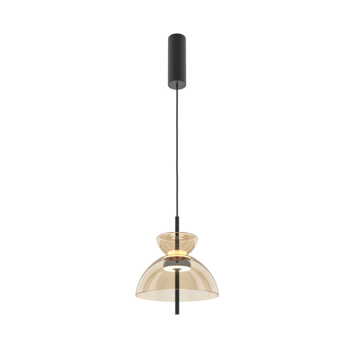 4099776145295 - Pendelleuchte Bangkok Metall Schwarz MOD185PL-L12CG3K2 mit IP 20