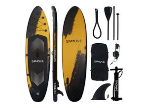 4099799000380 - 24MOVE® Standup Paddle Board SUP inkl umfangreichem Zubehör Paddel und Hochdruckpumpe SPECIAL FORCE 320x80x15cm