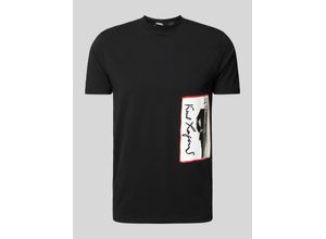 4099804222684 - T-Shirt mit Label-Print