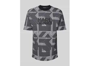 4099804262161 - T-Shirt mit Label-Print