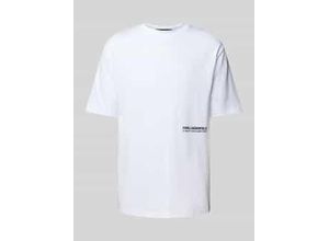 4099804262215 - T-Shirt mit Label-Print