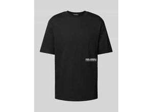 4099804262239 - T-Shirt mit Label-Print