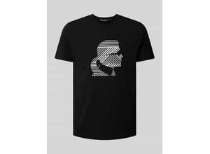 4099804347141 - T-Shirt mit Label-Print