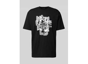 4099804348186 - T-Shirt mit Label-Print