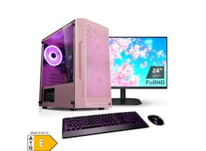 4099836000342 - PC Set mit 238 Zoll TFT Zindarella V AMD Ryzen 5 5600G 16GB DDR4 AMD Vega Grafik 1TB SSD WLAN Windows 11