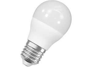 4099854021985 - OSRAM LED-Lampen klassische Miniballform 60 Watts Ersatz E27 P-shape 2700 Kelvin Warm weiß Matt single Pack - White