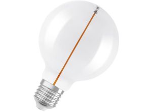 4099854049910 - LED-Lampen Vintage-Edition 16 Watts Ersatz E27 G95-shape 2700 Kelvin Warm weiß Klares Glas single Pack - Clear - Osram