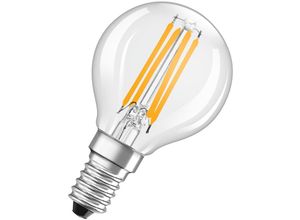 4099854066290 - OSRAM SUPERSTAR+ CLASSIC P FIL 40 LED-Lampe E14 Miniballform 25W 470lm 2700K warmweißes Licht LED-Filament-Technologie sehr geringer