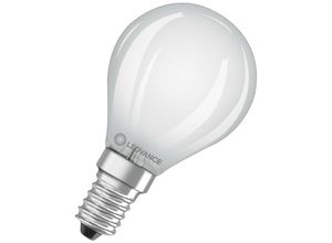 4099854069154 - LED-Lampe fm E14 4W e 2700K 470lm ws ac Filamentlampe mattiert 300° Ø45x77mm - weiß - Ledvance