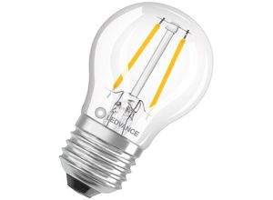 4099854069192 - LED-Lampe fm E27 25W f 2700K 250lm kl Filamentlampe ws 300° ac Ø45x77mm - weiß - Ledvance