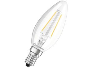 4099854069451 - LED-Kerzenlampe FM E14 25W F 2700K ws 250lm kl Filamentlampe 300° AC Ø35x100mm - weiß