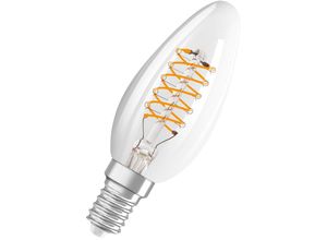 4099854075728 - Dimmbare LED-Lampen Vintage-Edition 40 Watts Ersatz E14 B-shape 2700 Kelvin Warm weiß Klares Glas single Pack - Clear - Osram